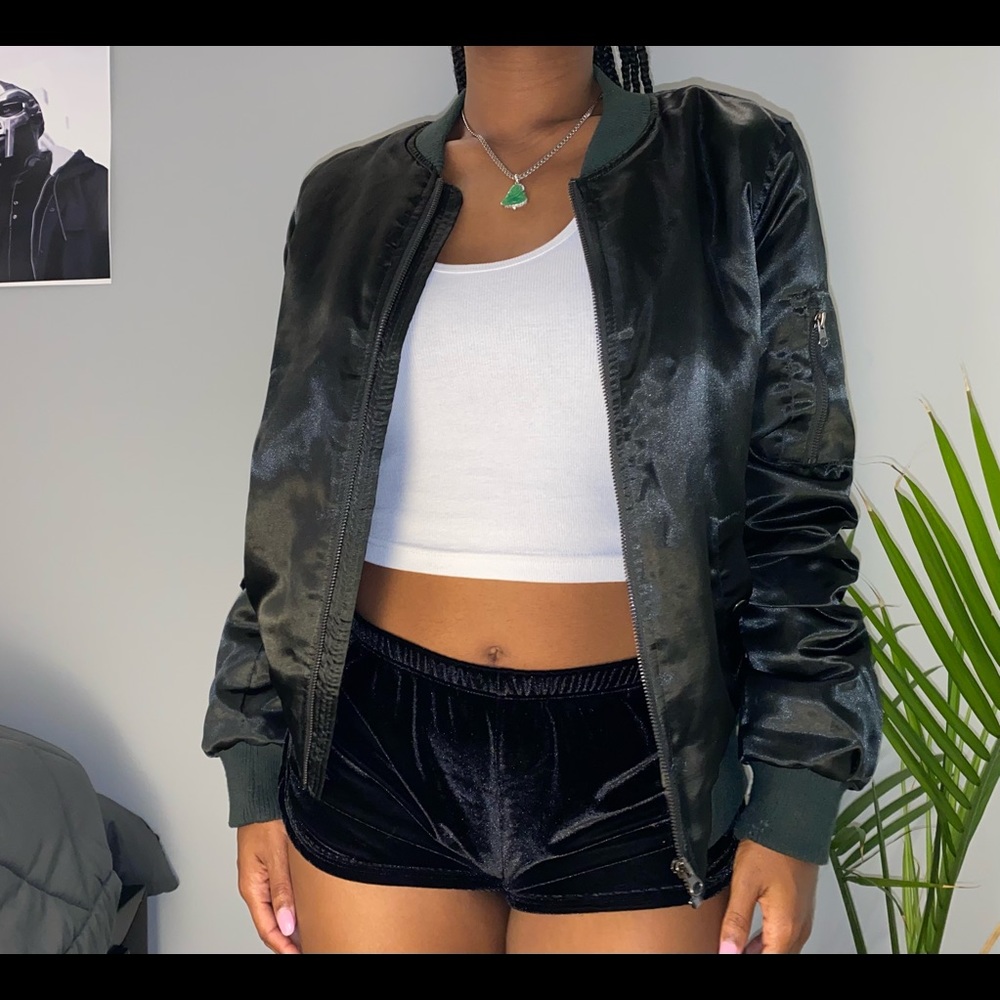 BOMB Hunter Green Bomber Jacket 💣